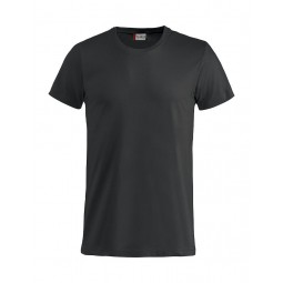 T-shirt 100% coton - CLIQUE - Coupe homme - Couleur noir - Personnalisable en petite quantité