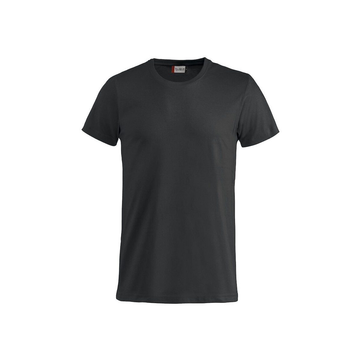 T-shirt 100% coton - CLIQUE - Coupe homme - Couleur noir - Personnalisable en petite quantité