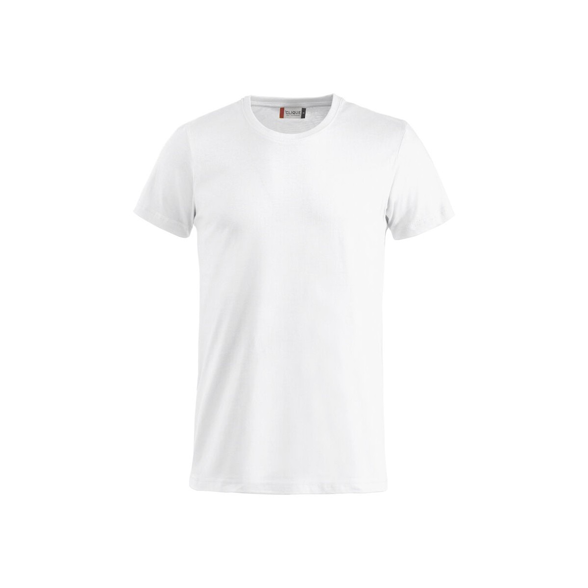 T-shirt 100% coton - CLIQUE - Coupe homme - Couleur blanc - Personnalisable en petite quantité