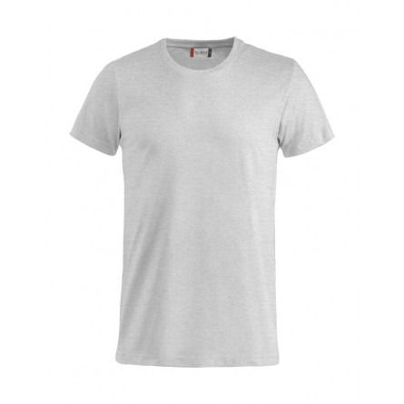T-shirt 100% coton - CLIQUE - Coupe homme - Couleur gris cendré - Personnalisable en petite quantité