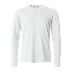 T-shirt manches longues - 100% coton - CLIQUE - Coupe homme - Personnalisable en petite quantité