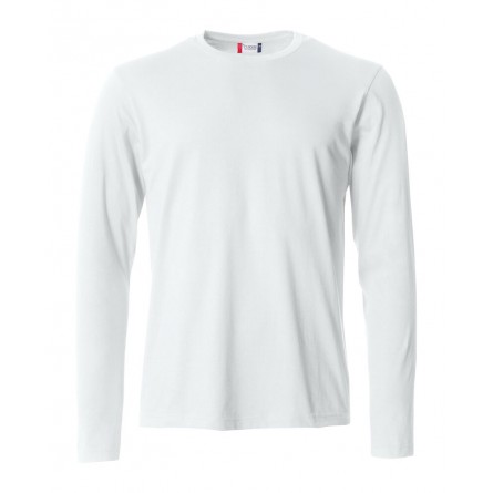 T-shirt manches longues - 100% coton - CLIQUE - Coupe homme - Personnalisable en petite quantité