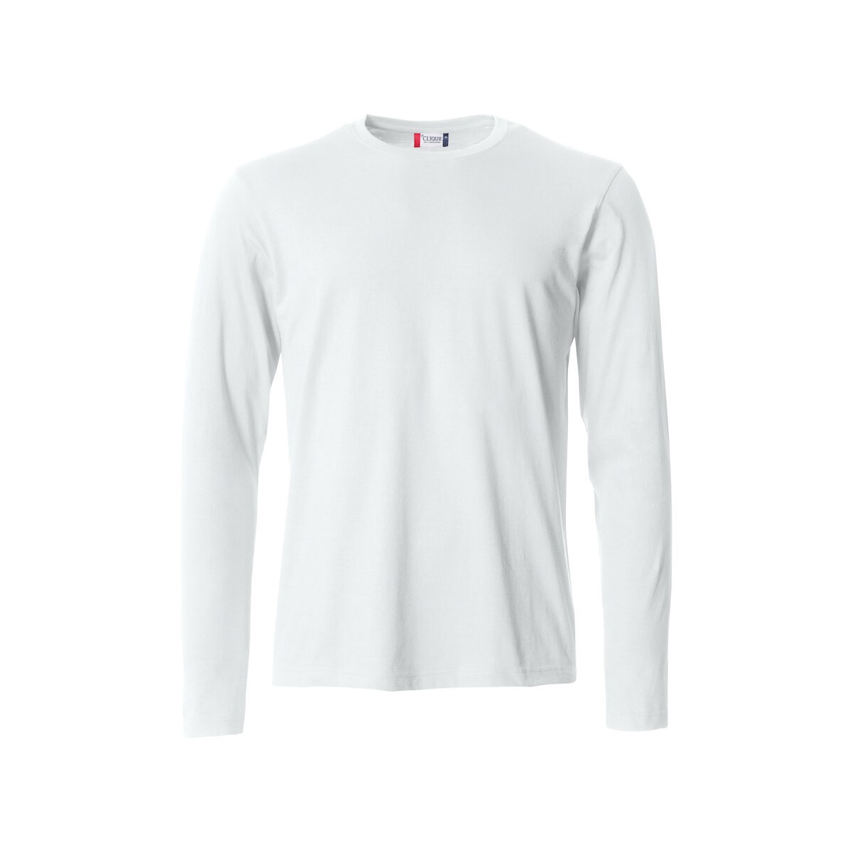 T-shirt manches longues - 100% coton - CLIQUE - Coupe homme - Personnalisable en petite quantité