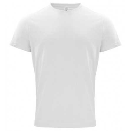 t-shirt 100% coton biologique - CLIQUE - Coupe homme - Couleur blanc - Personnalisable en petite quantité