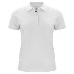 Polo 100% coton biologique - 200 gr - CLIQUE - Personnalisable en petite quantité - Couleur blanc