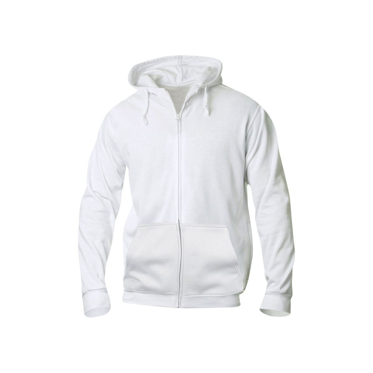 Sweatshirt à capuche zippé - polyester et coton - CLIQUE - Personnalisable en petite quantité