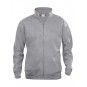 Sweatshirt full zip - Polycoton - CLIQUE - Personnalisable en petite quantité - Couleur