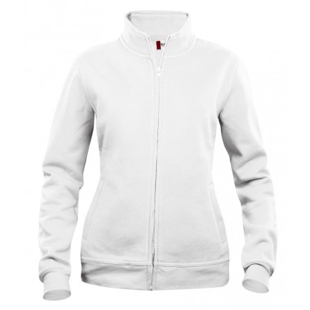 Sweatshirt full zip - coupe femme - Polycoton - CLIQUE - Personnalisable en petite quantité - Couleur