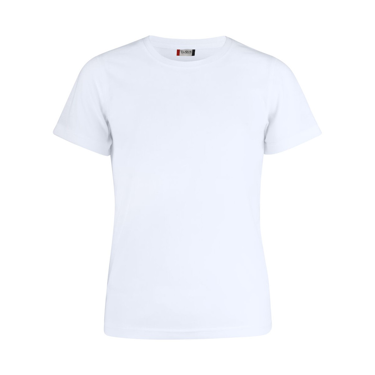 T-shirt en polyester - Clique - Personnalisable en petite quantité - Couleur blanc