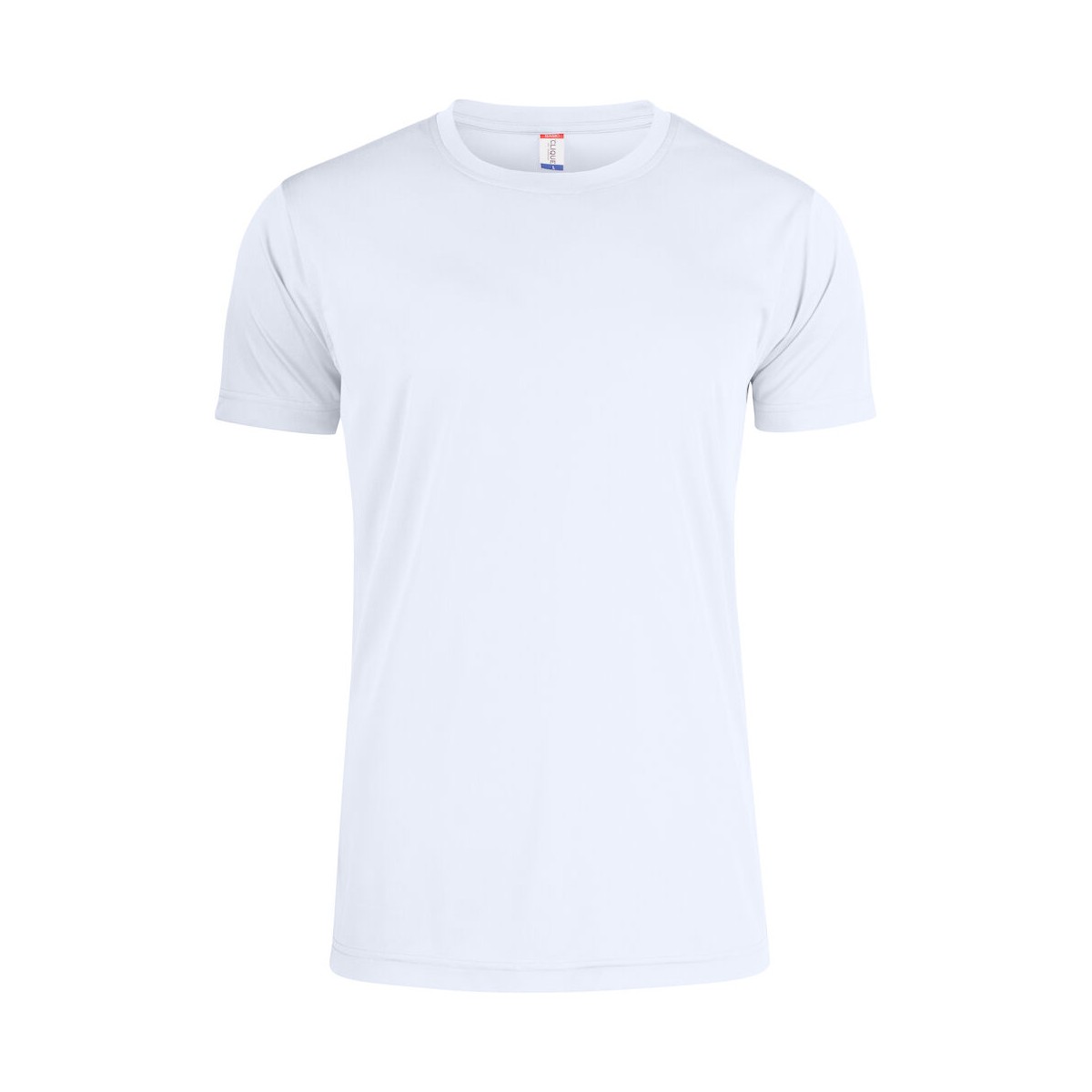 T-shirt 100% polyester - Manches courtes - Clique - Personnalisable en petite quantité - Couleur
