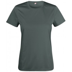 T-shirt 100% polyester - Coupe femme - Manches courtes - Clique - Personnalisable en petite quantité - Couleur