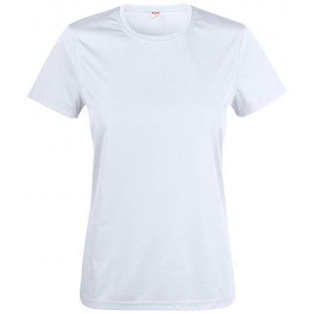 T-shirt 100% polyester - Coupe femme - Manches courtes - Clique - Personnalisable en petite quantité - Couleur