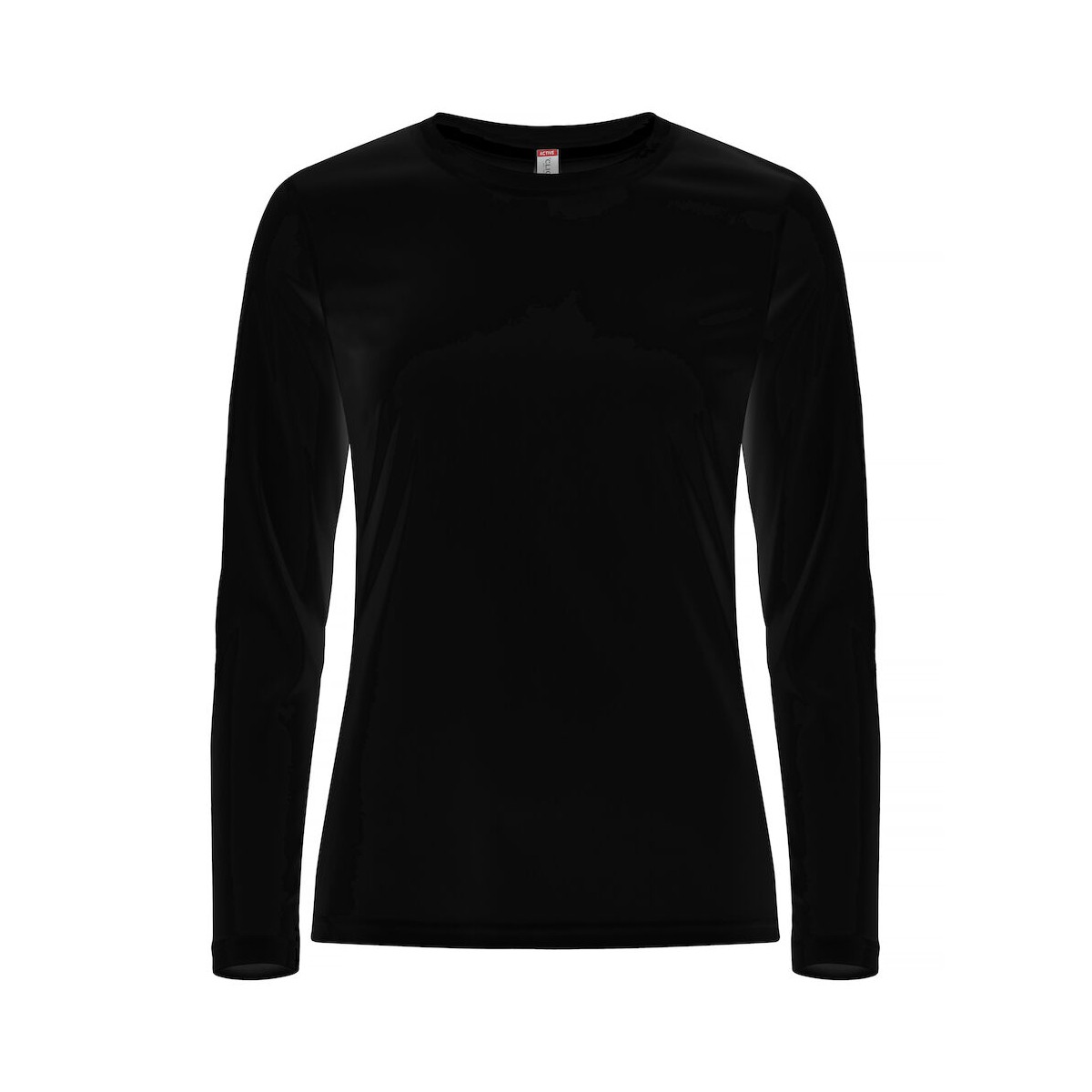 T-shirt 100% polyester - Coupe femme - Manches longues - Clique - Personnalisable en petite quantité - Couleur