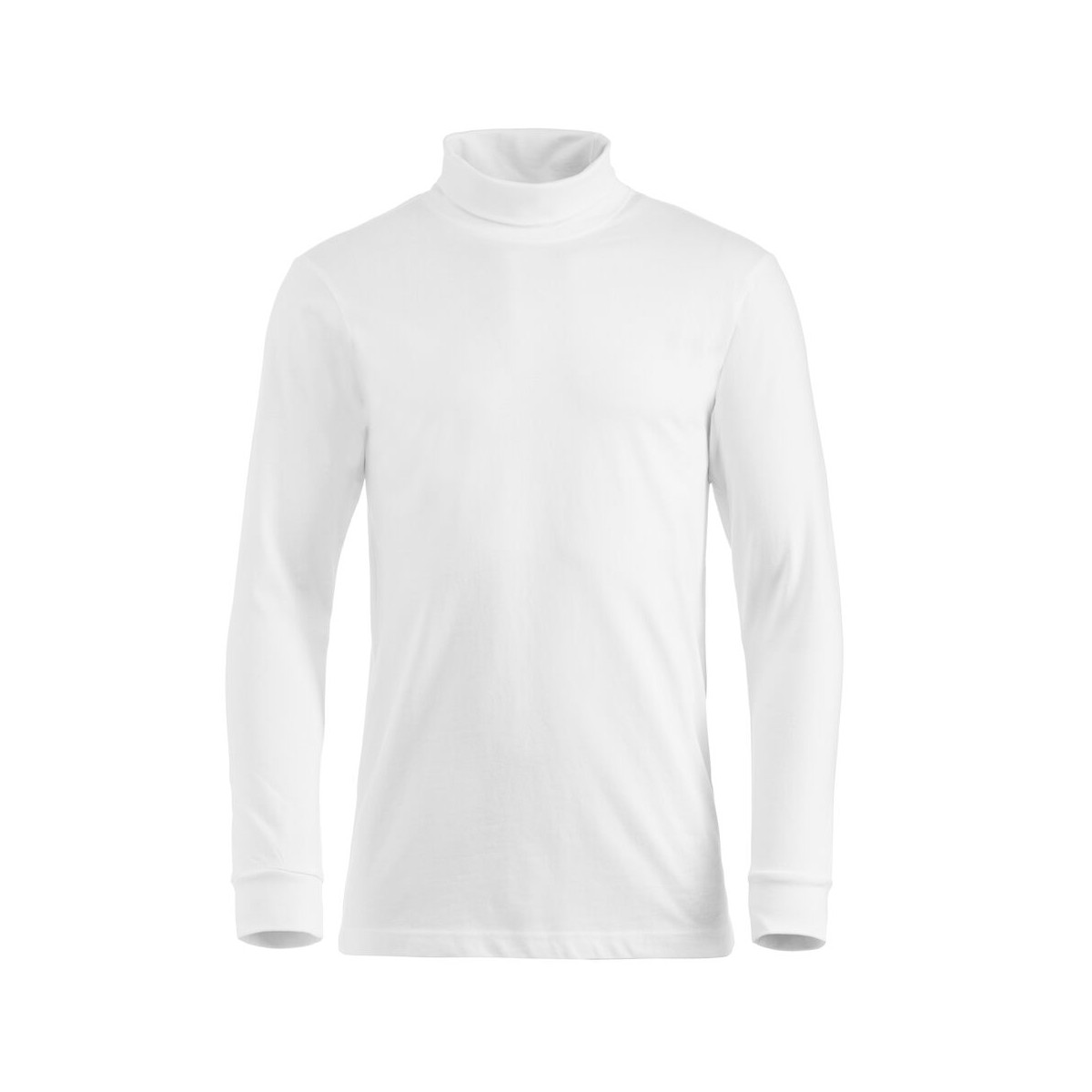 Col roulé en jersey - 100% coton peigné - 195g - CLIQUE - Personnalisable en petite quantité - Couleur blanc