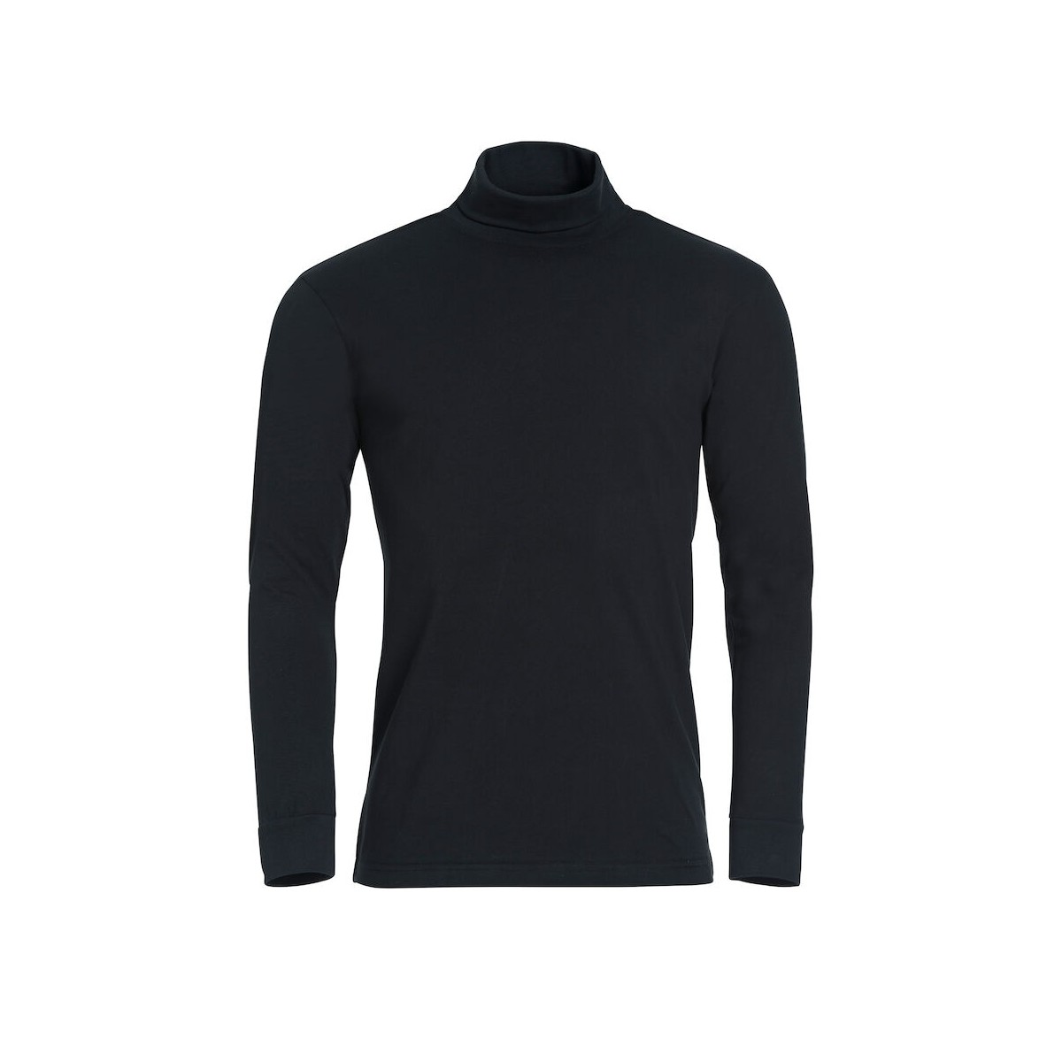 Col roulé en jersey - 100% coton peigné - 195g - CLIQUE - Personnalisable en petite quantité - Couleur noir