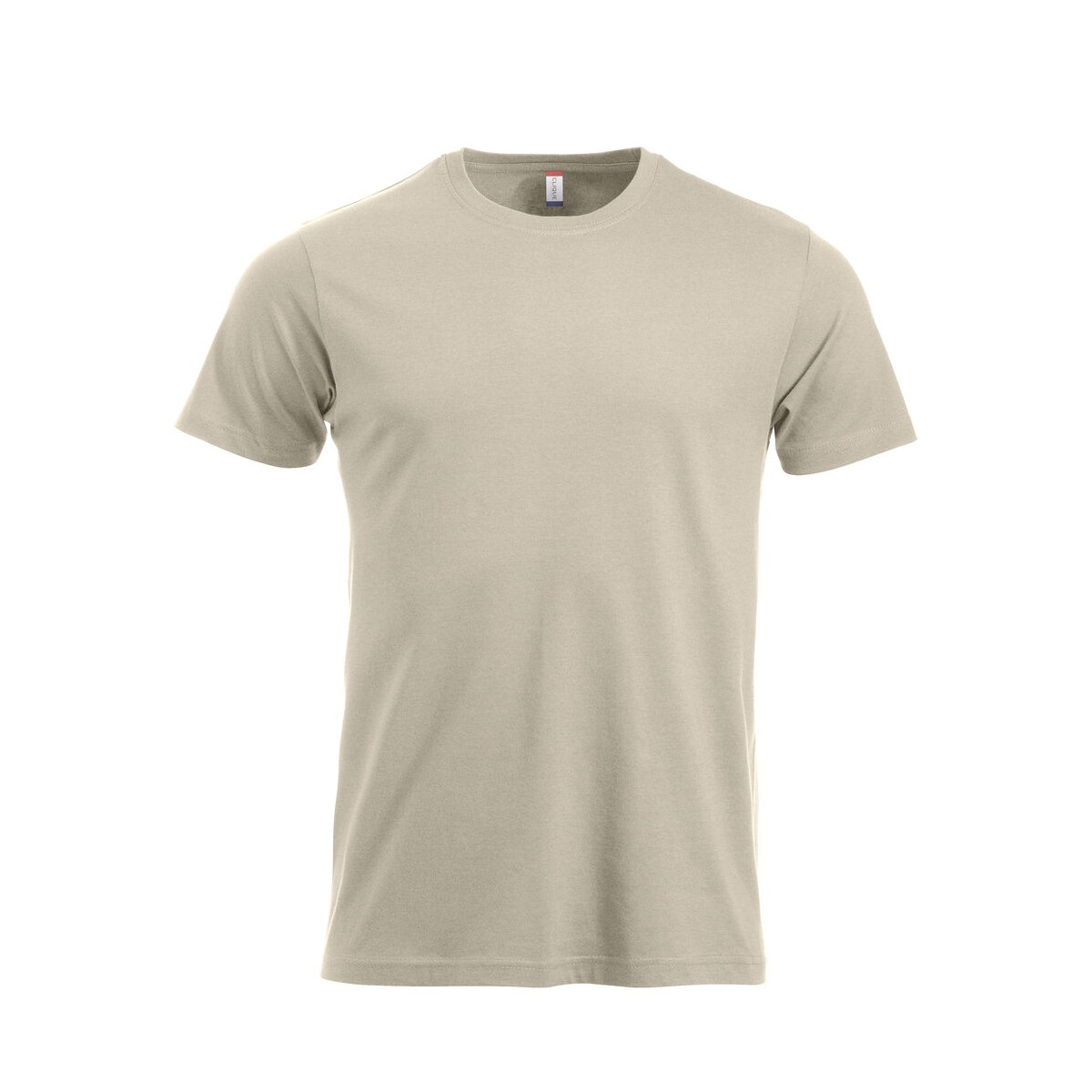 T-shirt 100% coton - Coupe ajusté - Col rond - CLIQUE - Personnalisable en petite quantité