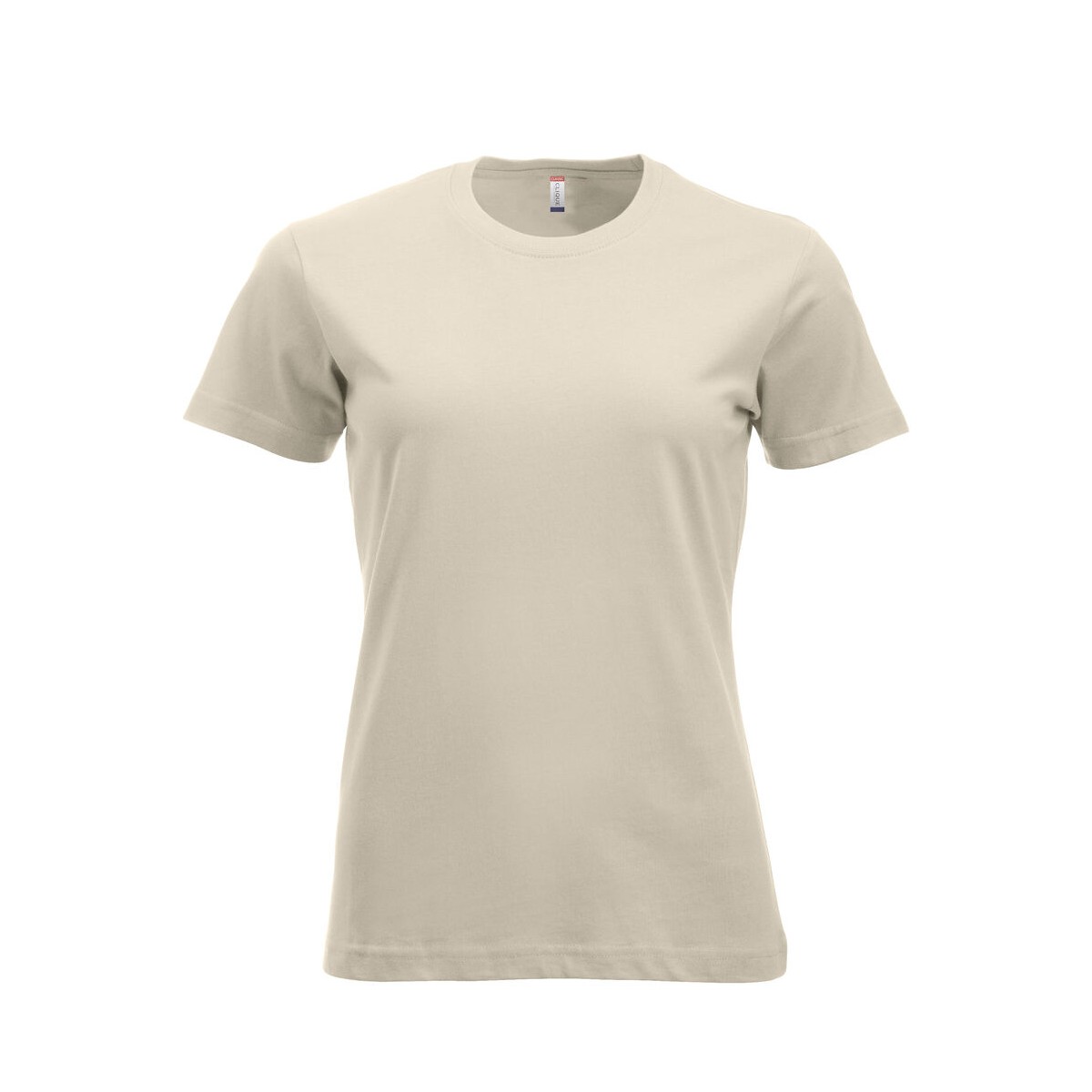 T-shirt 100% coton - Coupe femme - Coupe ajusté - Col rond - CLIQUE - Personnalisable en petite quantité