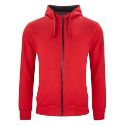 Veste à capuche full zip - 100% coton - CLIQUE - Personnalisable en petite quantité - Couleur