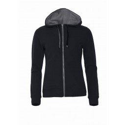 Sweatshirt full zip - Polycoton -  CLIQUE - Personnalisable en petite quantité - Couleur multiples
