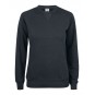 Sweatshirt col rond - Coupe femme - Coton biologique - CLIQUE - Personnalisable en petite quantité - Couleur multiples