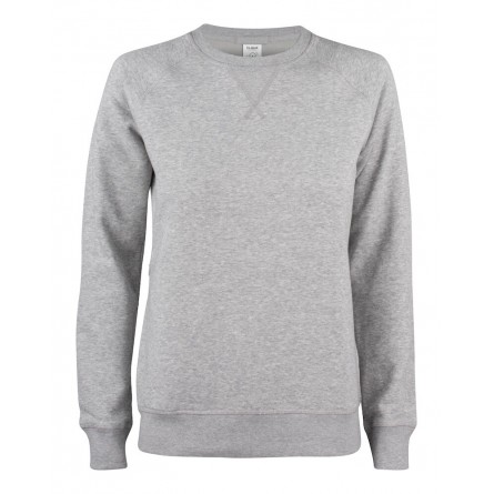 Sweatshirt col rond - Coupe femme - Coton biologique - CLIQUE - Personnalisable en petite quantité - Couleur multiples