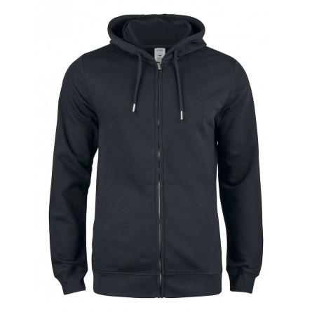 Sweatshirt à capuche full zip - Coton biologique - CLIQUE - Personnalisable en petite quantité - Couleur multiples