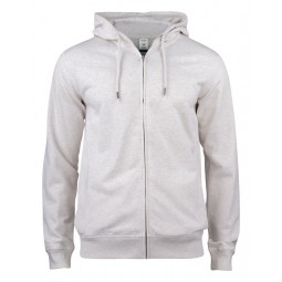 Sweatshirt à capuche full zip - Coton biologique - CLIQUE - Personnalisable en petite quantité - Couleur multiples