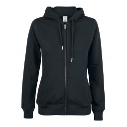 Sweatshirt à capuche full zip - Coupe femme - Coton biologique - CLIQUE - Personnalisable en petite quantité