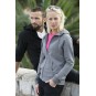 Sweatshirt full zip à capuche - Coton flammé - CLIQUE - Personnalisable en petite quantité - Couleur multiples