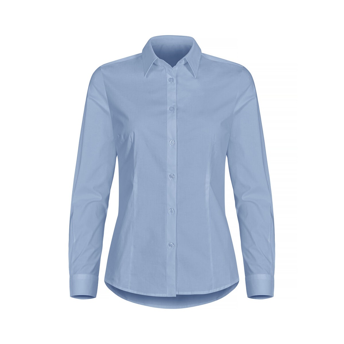 Chemise manches longues - Coupe femme - Tissu stretch - Coton - CLIQUE - Personnalisabe en petite quantité - Couleur multiples