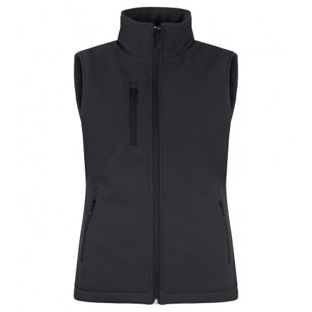 Bodywarmer softshell - Coupe femme - Doublure matelassée - 100% polyester - CLIQUE - Personnalisable en petite quantité