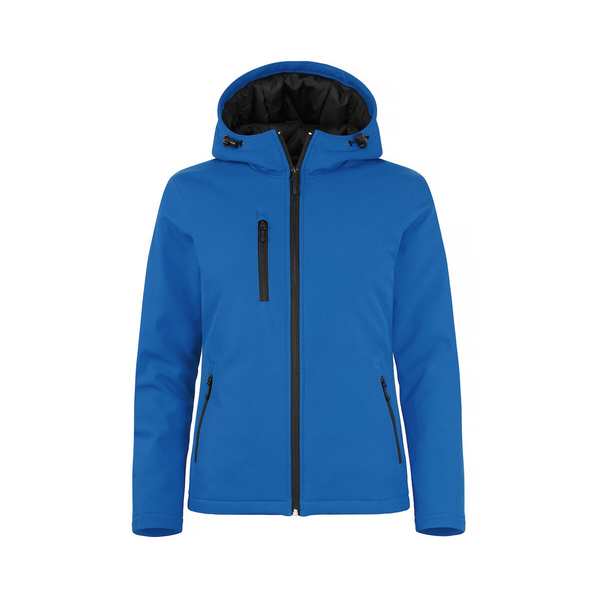 Veste softshell à capuche - Coupe femme - Doublure matelassée - CLIQUE - Personnalisable en petite quantité - Couleur