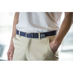 Ceinture unisexe strech en polyester - Boucle métal - CLIQUE - Personnalisable en petite quantité - Couleur multiples