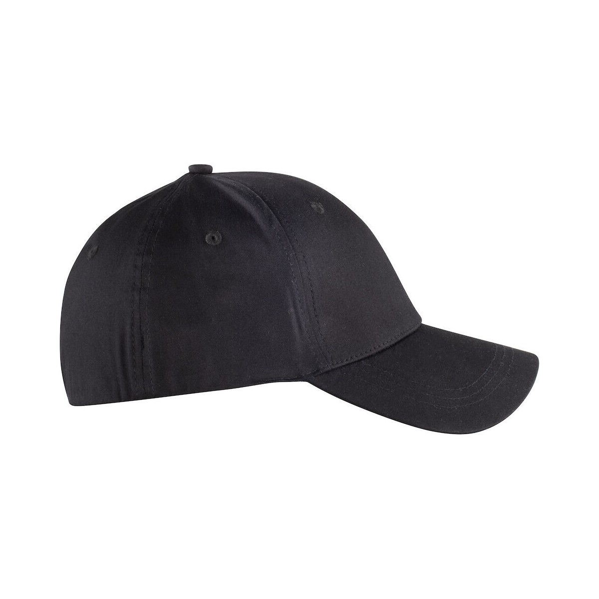 Casquette flexflit - 6 panneaux - Coton twill - CLIQUE - Personnalisable en petite quantité - Couleur noir