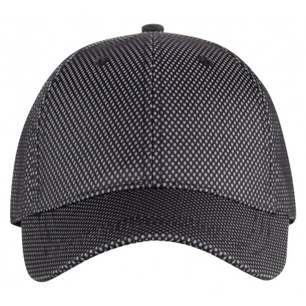 Casquette réfléctive - 6 panneaux - réglage velcro - CLIQUE - Personnalisable en petite quantité - Couleur gris réfléchissant