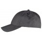 Casquette réfléctive - 6 panneaux - réglage velcro - CLIQUE - Personnalisable en petite quantité - Couleur gris réfléchissant