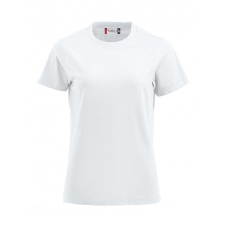 T-shirt femme - 100% coton peigné - Col rond - CLIQUE - Personnalisable en petite quantité - Couleur