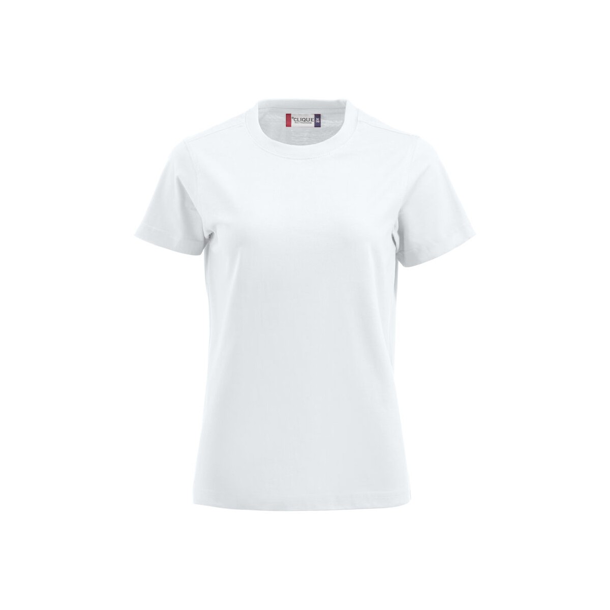 T-shirt femme - 100% coton peigné - Col rond - CLIQUE - Personnalisable en petite quantité - Couleur