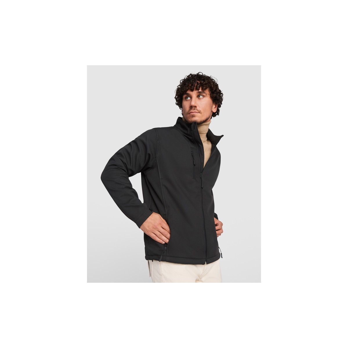 Veste softshell 2 couches - 100% polyester - ROLY - Personnalisable en petite quantité - Pas cher - Couleur