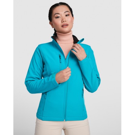 Veste softshell 2 couches - Coupe Femme - Coupe ajustée - ROLY - Personnalisable en petite quantité