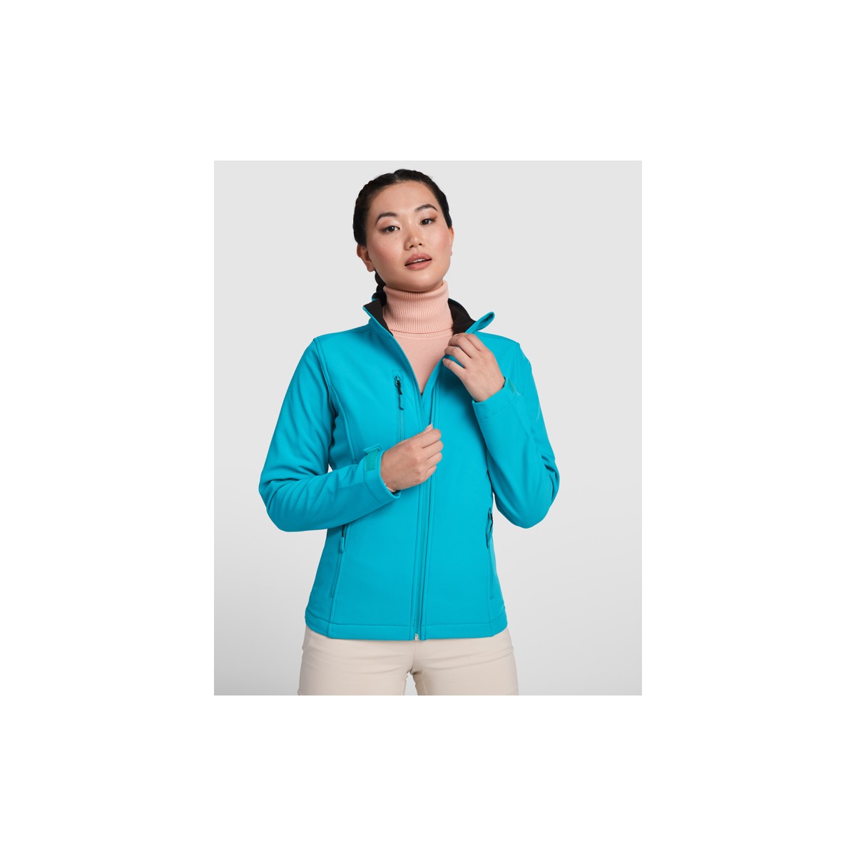 Veste softshell 2 couches - Coupe Femme - Coupe ajustée - ROLY - Personnalisable en petite quantité