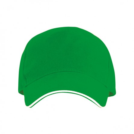 Casquette 5 pans - 100% coton - 170gr - Velcro - ROLY - Personnalisable en petite quantité - Couleur multiples