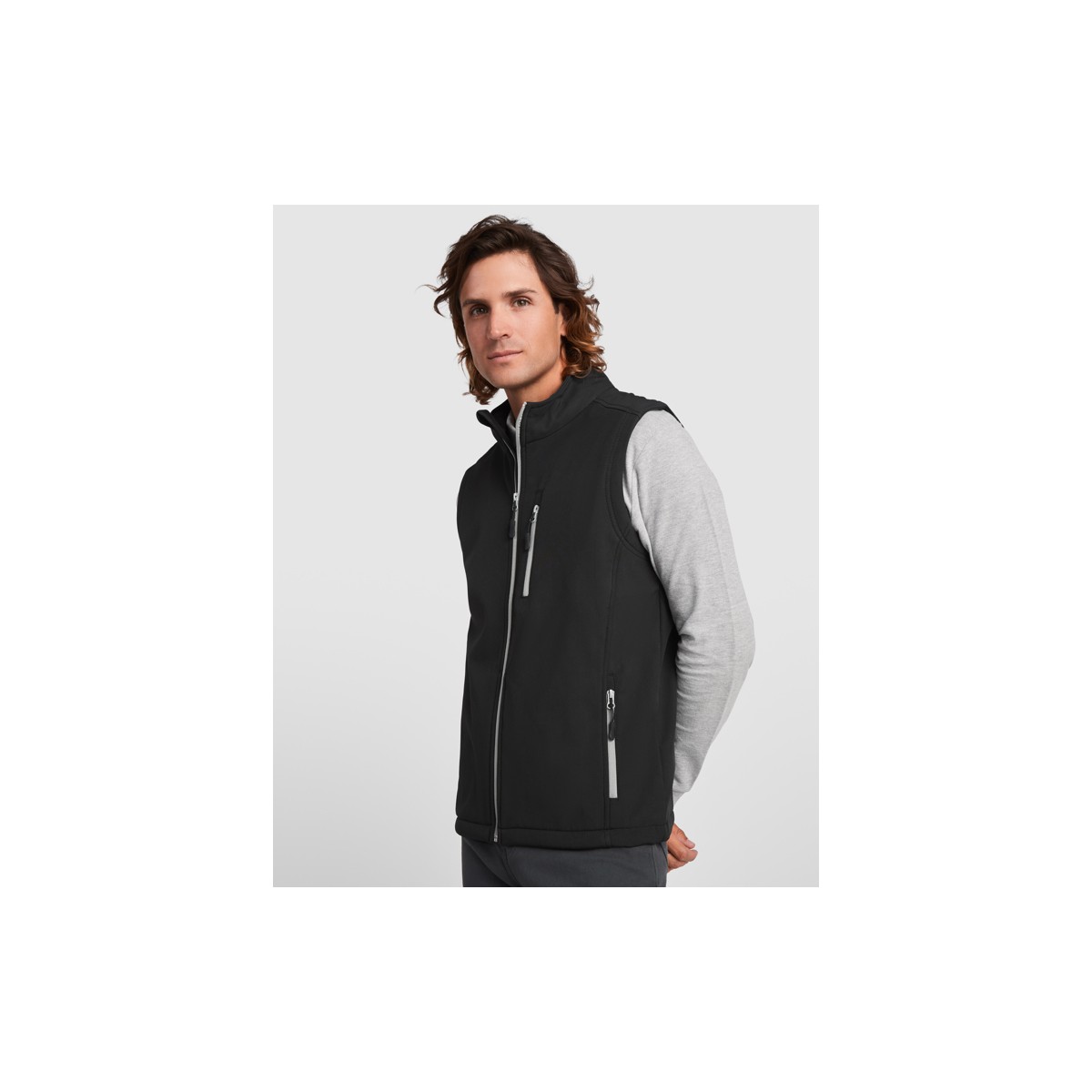 Gilet softshell 2 couches - 100% polyester - Intérieure micro-polaire - ROLY - Personnalisable en petite quantité