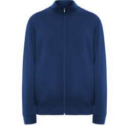 Sweat zippé avec col montant - Coupe mixte - 50% polyester et 50% coton - ROLY - Personnalisable en petite quantité