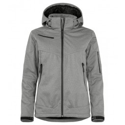 Softshell technique doublée - Coupe Femme - Imperméable - Capuche amovible - Personnalisable en petite quantité