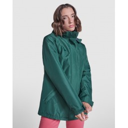 Parka matelassée imperméable - Coupe femme - Coupe longue - capuche pliante - Personnalisable en petite quantité