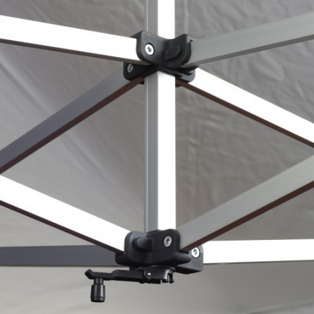 Tente - Barnum - Aluminium - Toile imperméable - 100% personnalisable - Dimensions 3 x 3 m