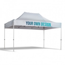 Tente - Barnum - Aluminium - Toile imperméable - 100% personnalisable - Dimensions 3 x 4,5 m