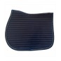 Tapis de selle MIAMI - Flags & Cup - Taille full - Coloris bleu - Liseret argent - Broderie logo pas cher en petite quantité