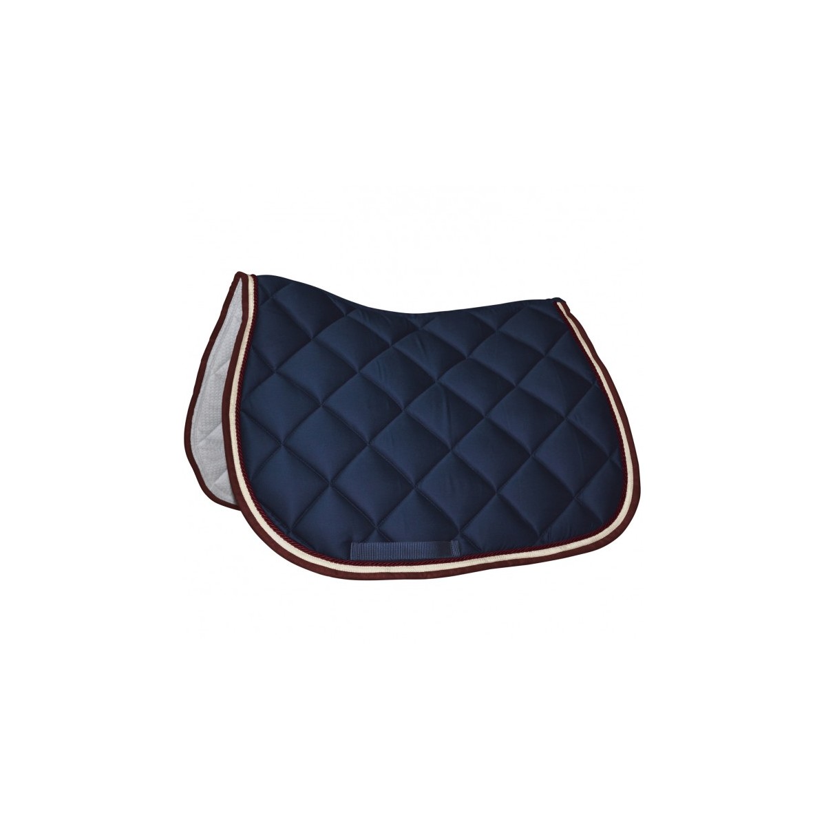 Tapis de selle DEL MAR obstacle -  Privilège - Taille full - Cordelette coloré - Broderie logo pas cher en petite quantité